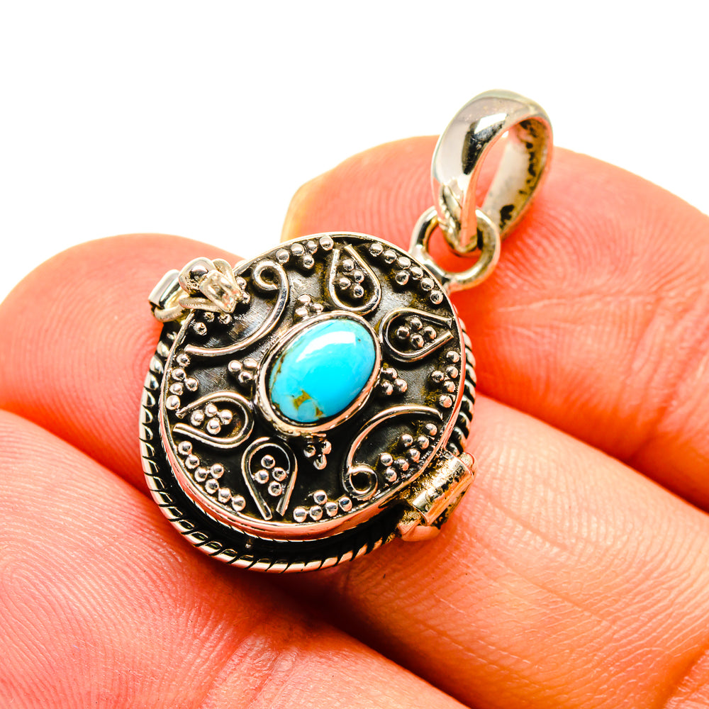 Arizona Turquoise Pendants handcrafted by Ana Silver Co - PD747583
