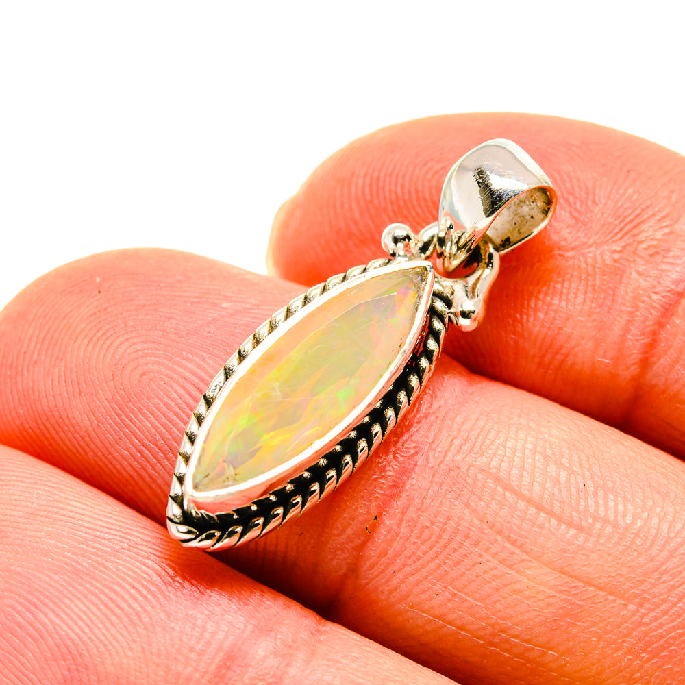 Ethiopian Opal Pendants handcrafted by Ana Silver Co - PD747586