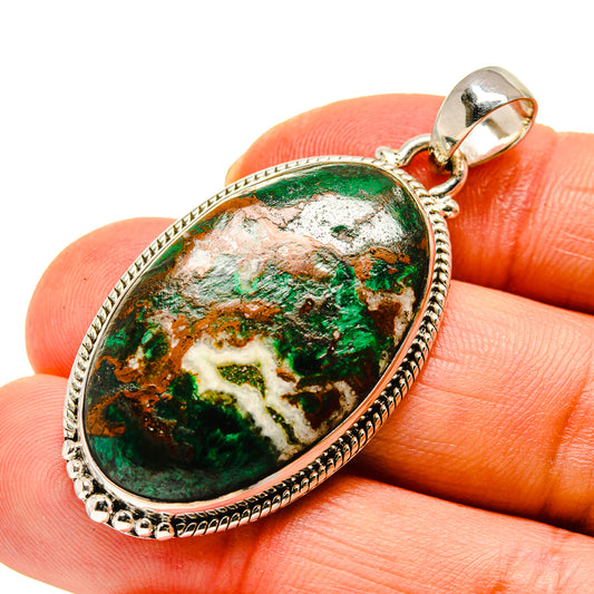 Chrysocolla Pendants handcrafted by Ana Silver Co - PD747634