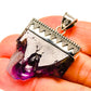Amethyst Crystal Pendants handcrafted by Ana Silver Co - PD747656