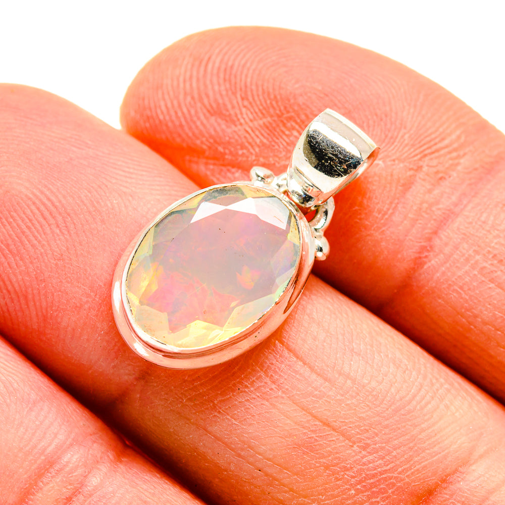Ethiopian Opal Pendants handcrafted by Ana Silver Co - PD747808