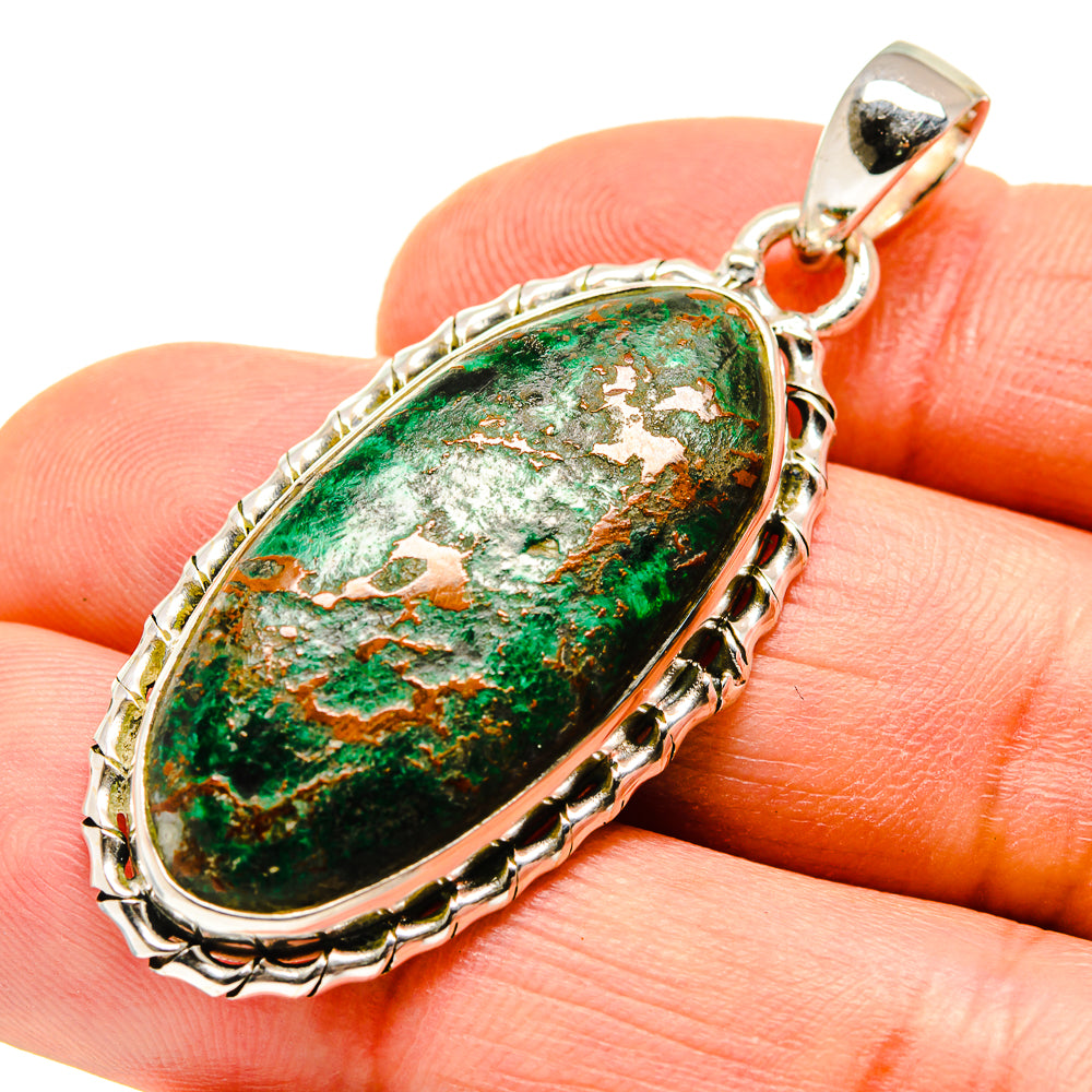 Chrysocolla Pendants handcrafted by Ana Silver Co - PD747850