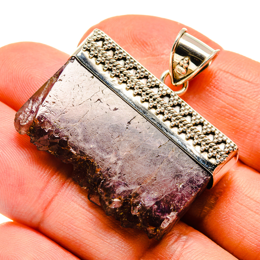 Amethyst Stalactite Pendants handcrafted by Ana Silver Co - PD747910