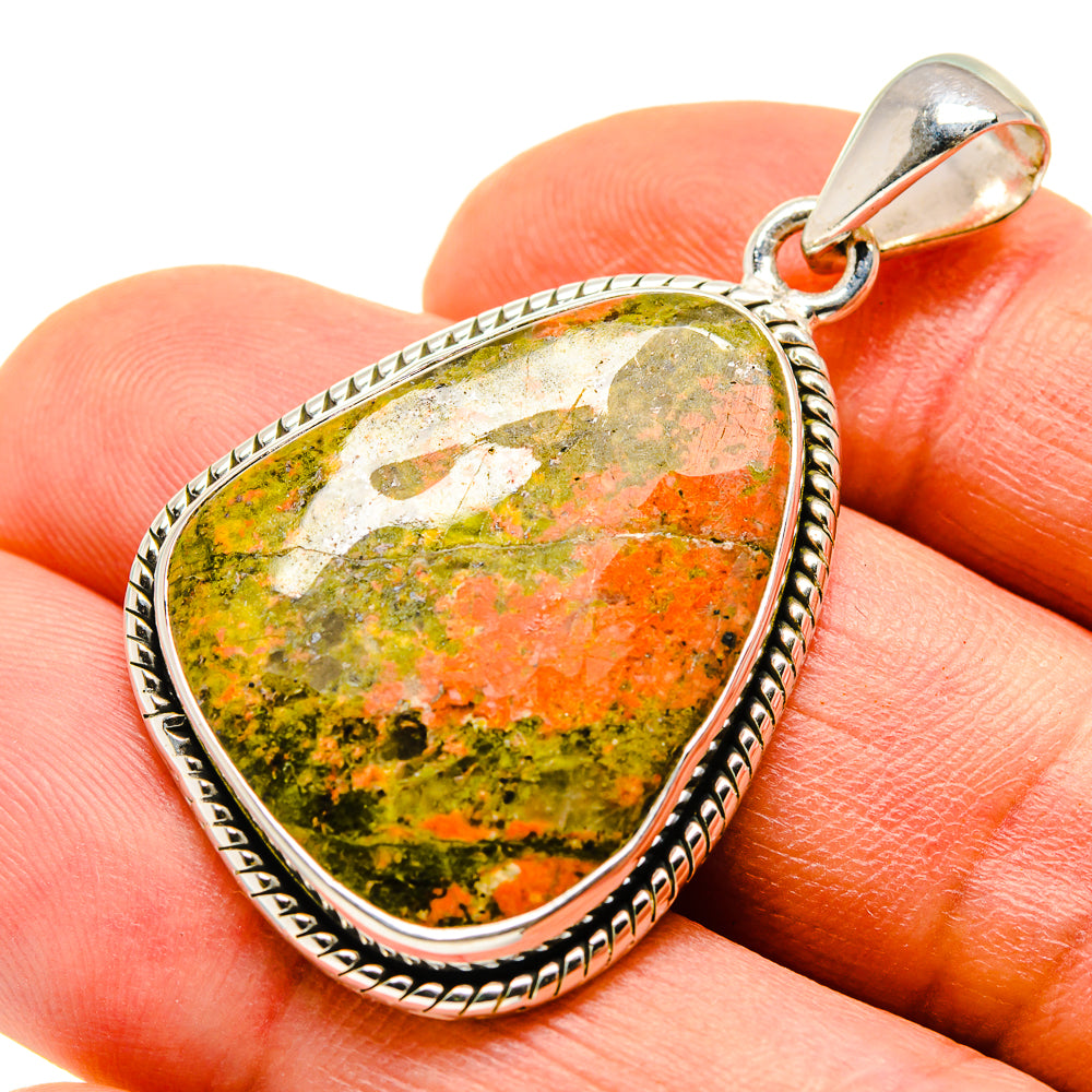 Unakite Pendants handcrafted by Ana Silver Co - PD747944