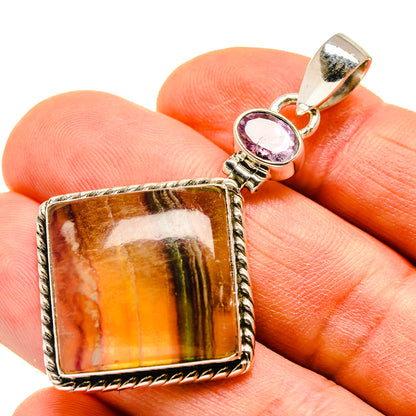 Fluorite Pendants handcrafted by Ana Silver Co - PD747958