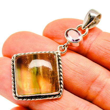 Fluorite Pendants handcrafted by Ana Silver Co - PD747965