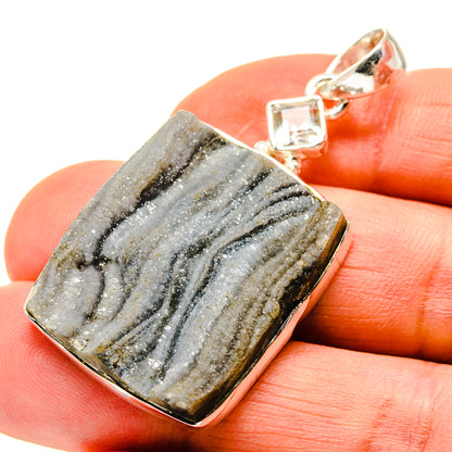 Desert Druzy Pendants handcrafted by Ana Silver Co - PD748086