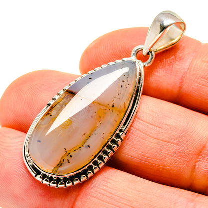 Dendritic Opal Pendants handcrafted by Ana Silver Co - PD748124