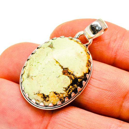 Lemon Chrysoprase Pendants handcrafted by Ana Silver Co - PD748126
