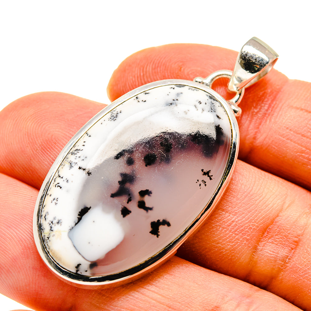 Dendritic Opal Pendants handcrafted by Ana Silver Co - PD748252