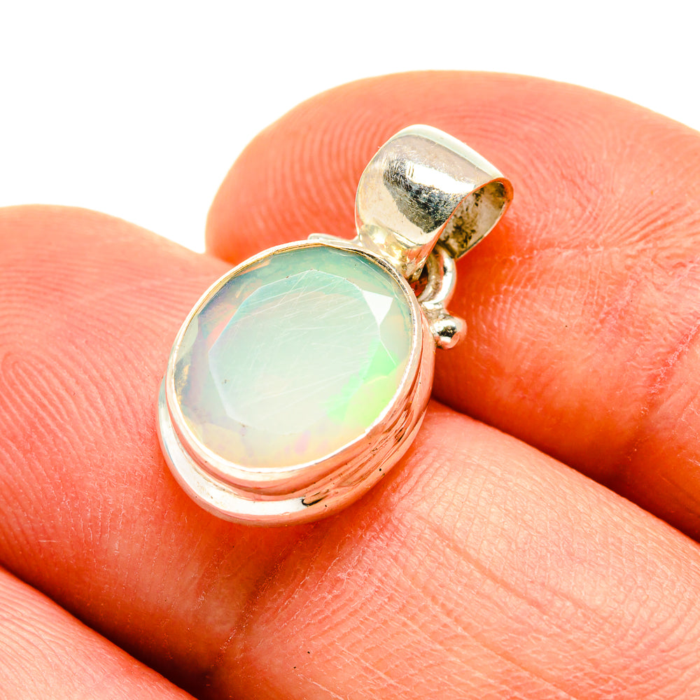 Ethiopian Opal Pendants handcrafted by Ana Silver Co - PD748316