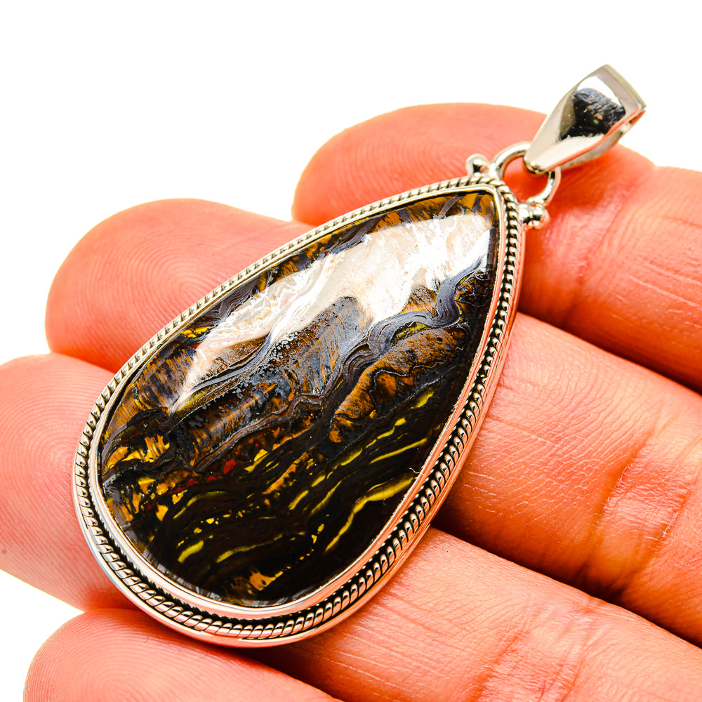 Pietersite Pendants handcrafted by Ana Silver Co - PD748348