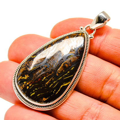 Pietersite Pendants handcrafted by Ana Silver Co - PD748348
