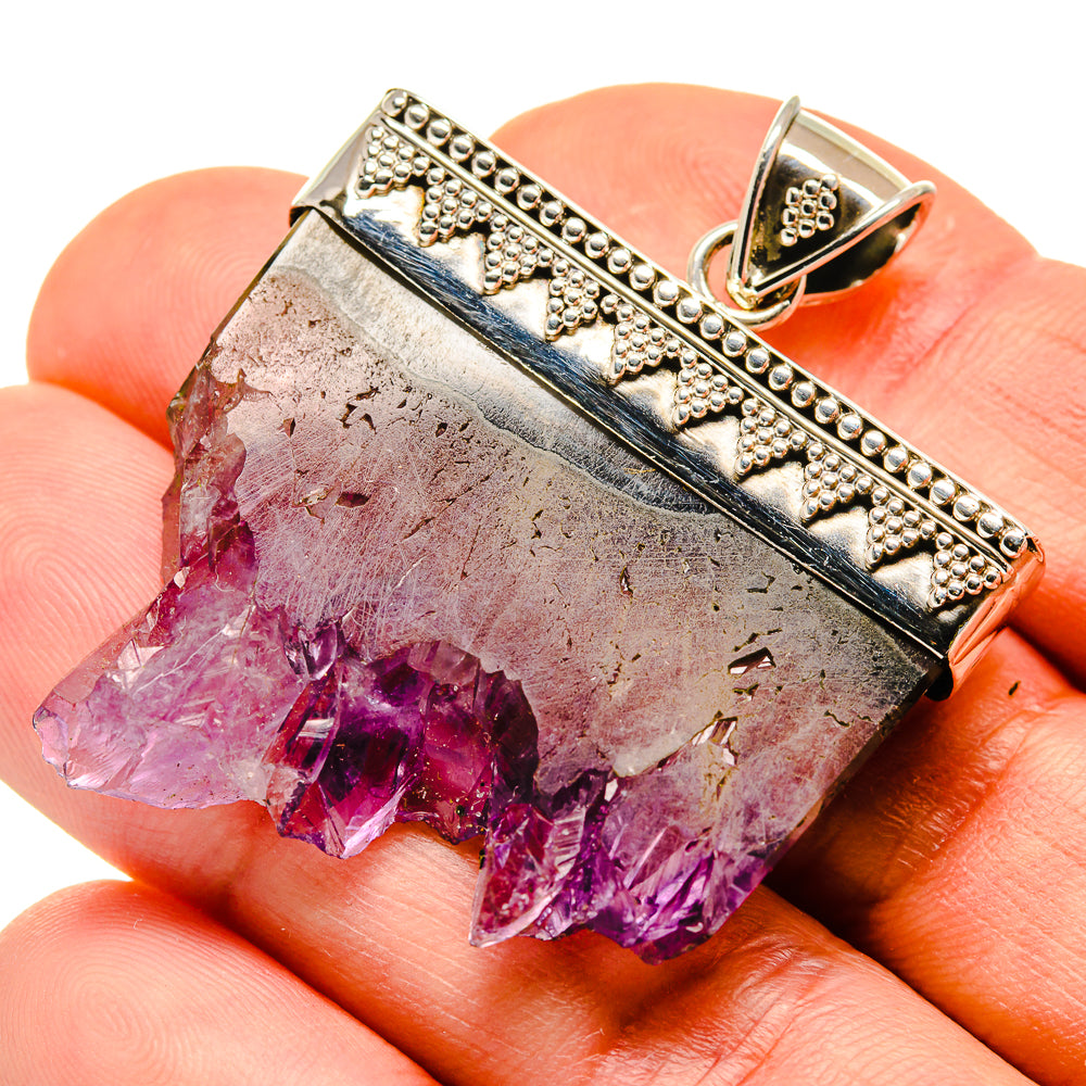 Amethyst Stalactite Pendants handcrafted by Ana Silver Co - PD748419