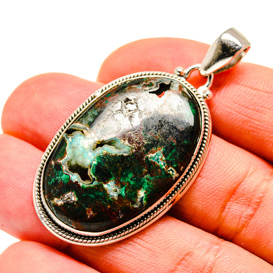 Chrysocolla Pendants handcrafted by Ana Silver Co - PD748428