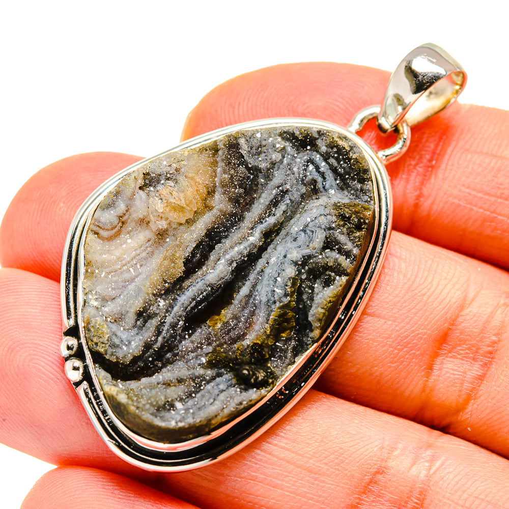 Desert Druzy Pendants handcrafted by Ana Silver Co - PD748443