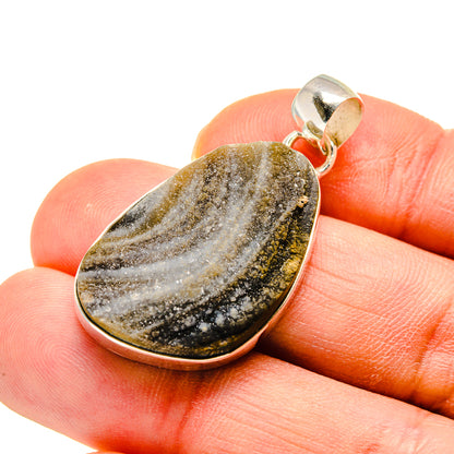 Desert Druzy Pendants handcrafted by Ana Silver Co - PD748485