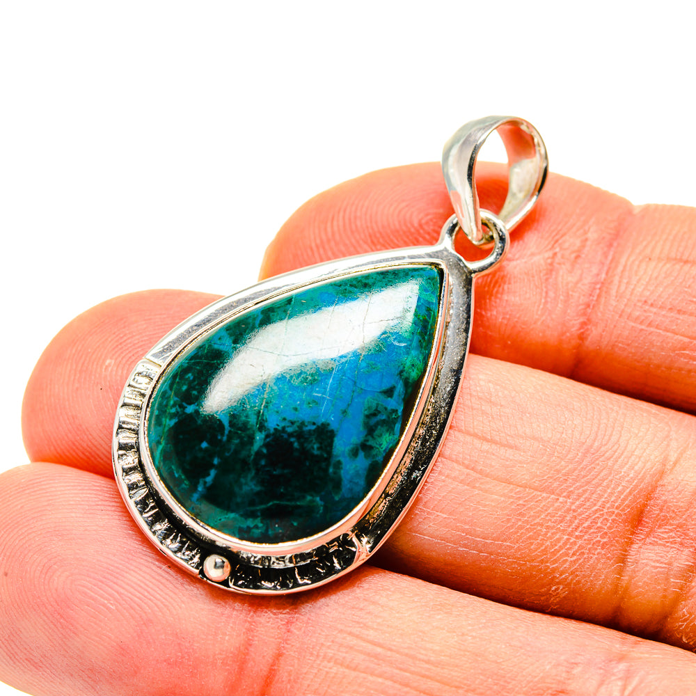 Chrysocolla Pendants handcrafted by Ana Silver Co - PD748488