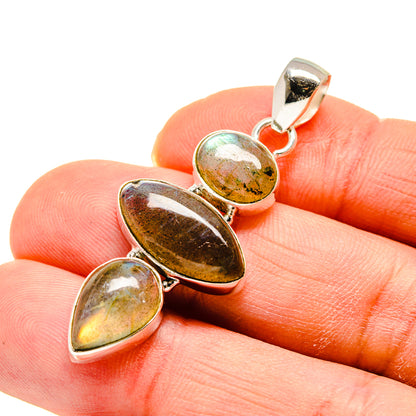 Labradorite Pendants handcrafted by Ana Silver Co - PD748523