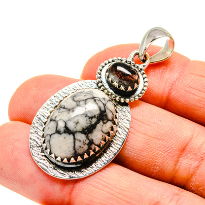 Pinolith Jasper Pendants handcrafted by Ana Silver Co - PD748557