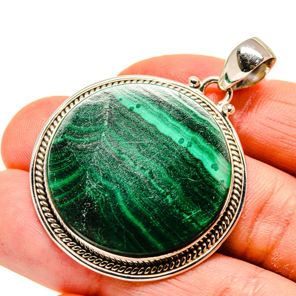 Malachite Pendants handcrafted by Ana Silver Co - PD748564