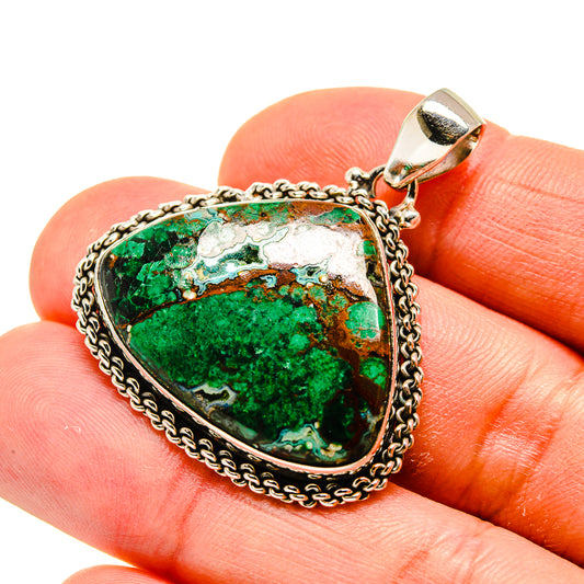 Chrysocolla Pendants handcrafted by Ana Silver Co - PD748578