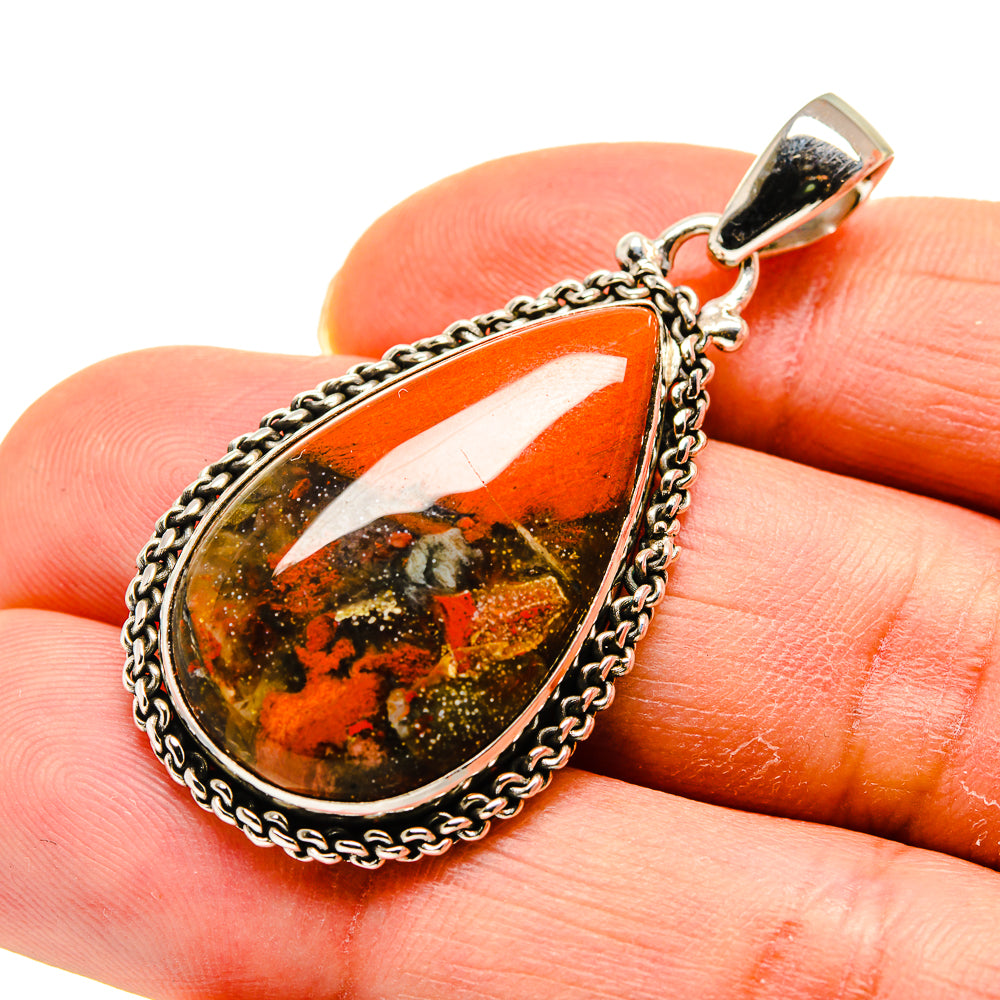 Red Jasper Pendants handcrafted by Ana Silver Co - PD748638