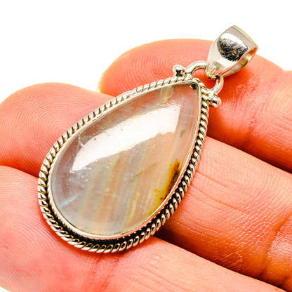 Blue Fluorite Pendants handcrafted by Ana Silver Co - PD748658