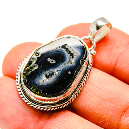 Coconut Druzy Geode Pendants handcrafted by Ana Silver Co - PD748692