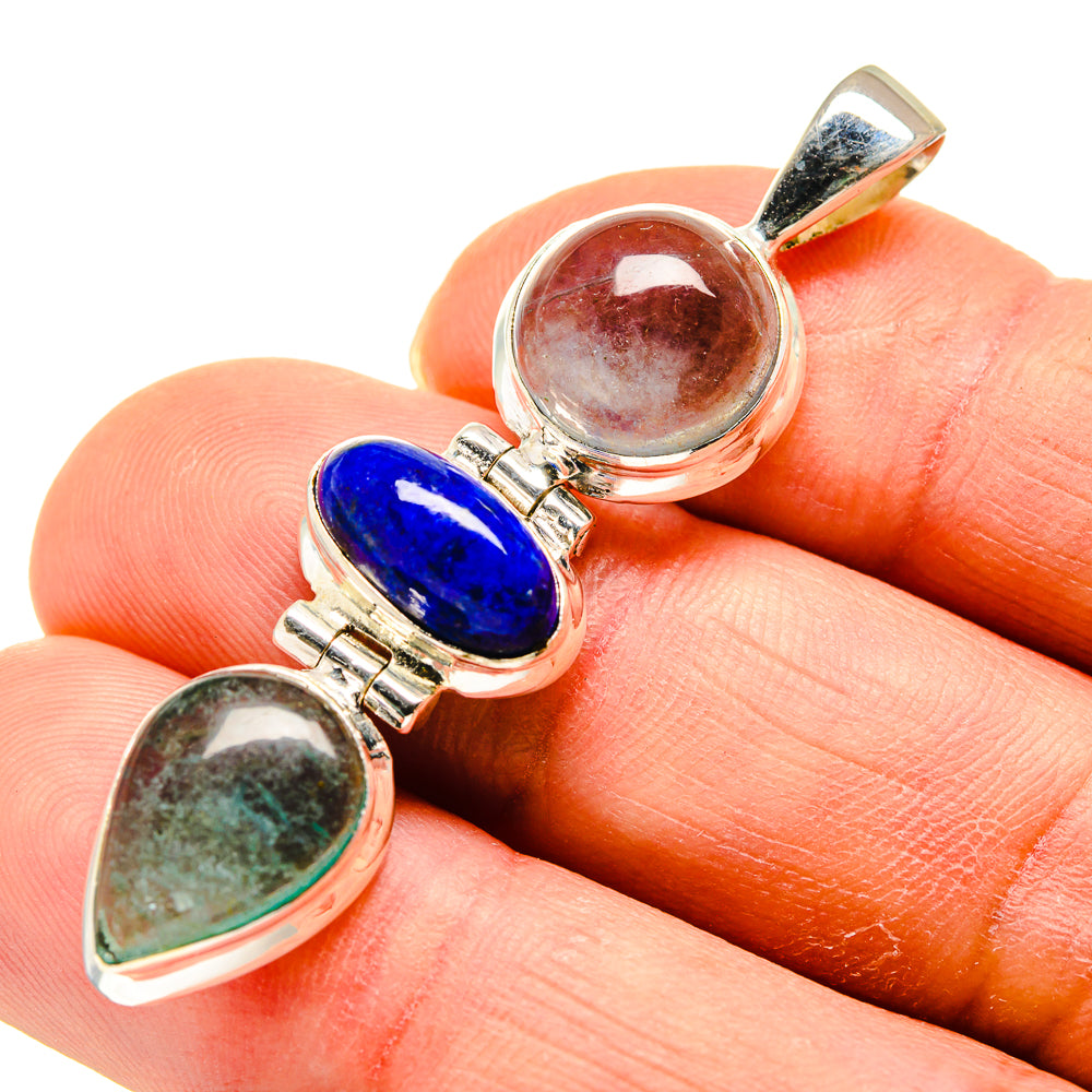 Green Fluorite Pendants handcrafted by Ana Silver Co - PD748722