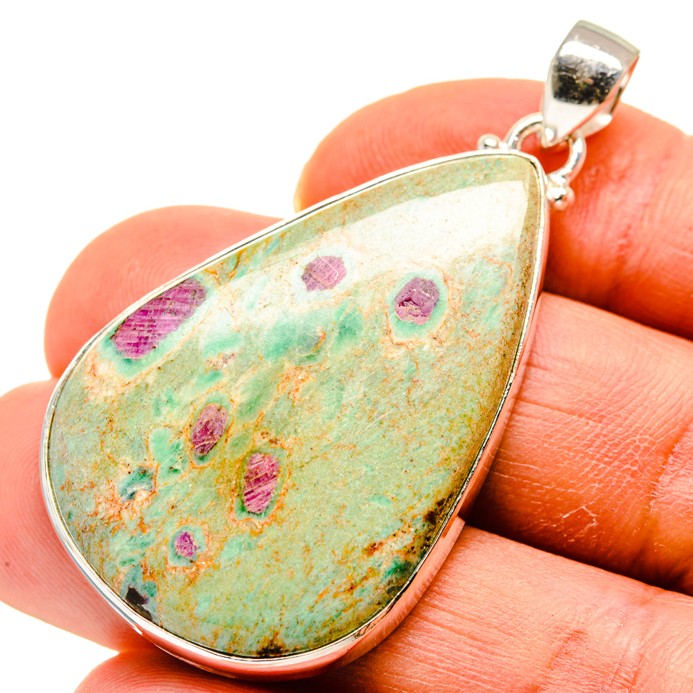 Ruby Fuchsite Pendants handcrafted by Ana Silver Co - PD748733