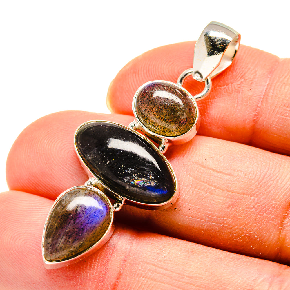 Labradorite Pendants handcrafted by Ana Silver Co - PD748885