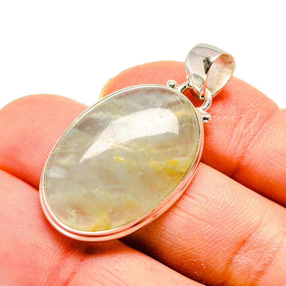 Prehnite Pendants handcrafted by Ana Silver Co - PD748907