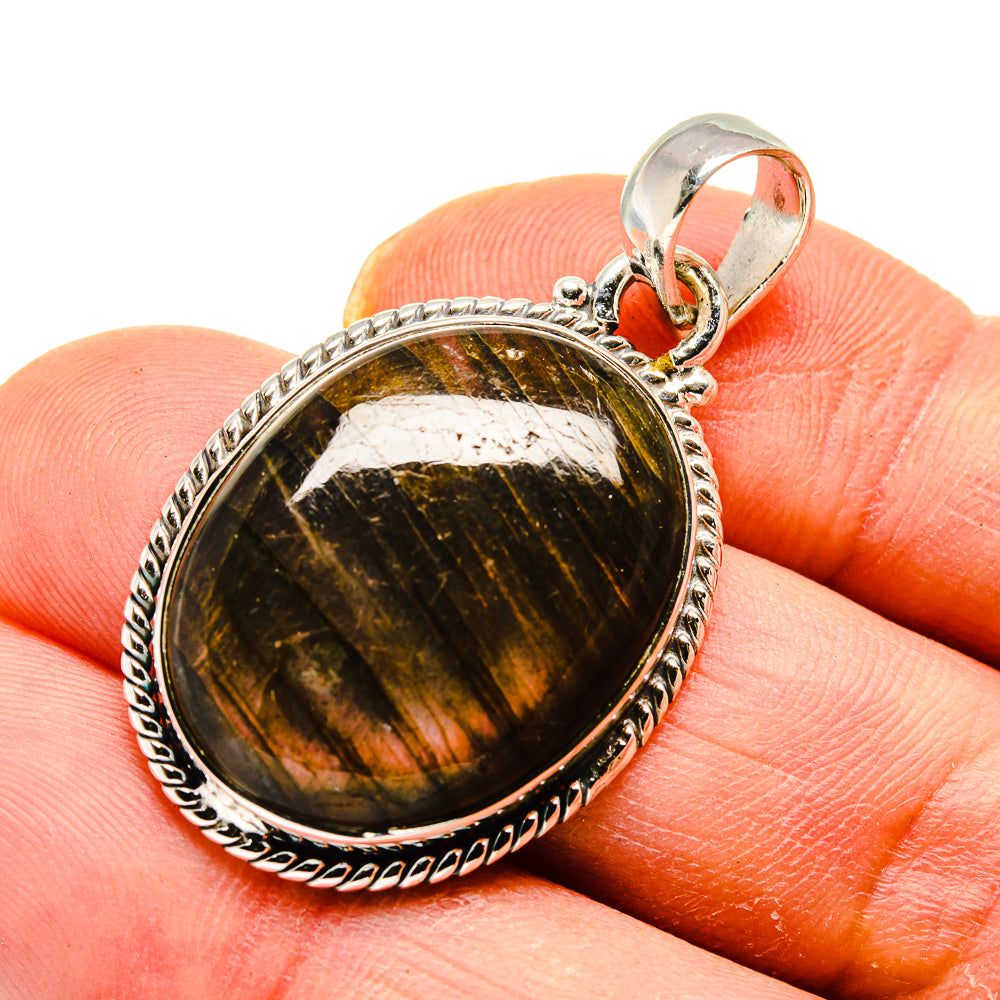 Labradorite Pendants handcrafted by Ana Silver Co - PD748936
