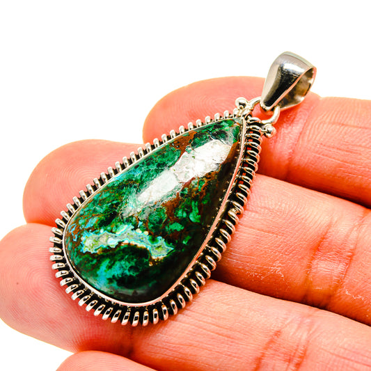 Chrysocolla Pendants handcrafted by Ana Silver Co - PD749044