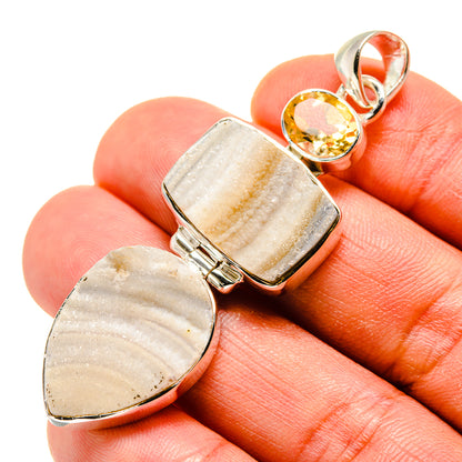 Desert Druzy Pendants handcrafted by Ana Silver Co - PD749201
