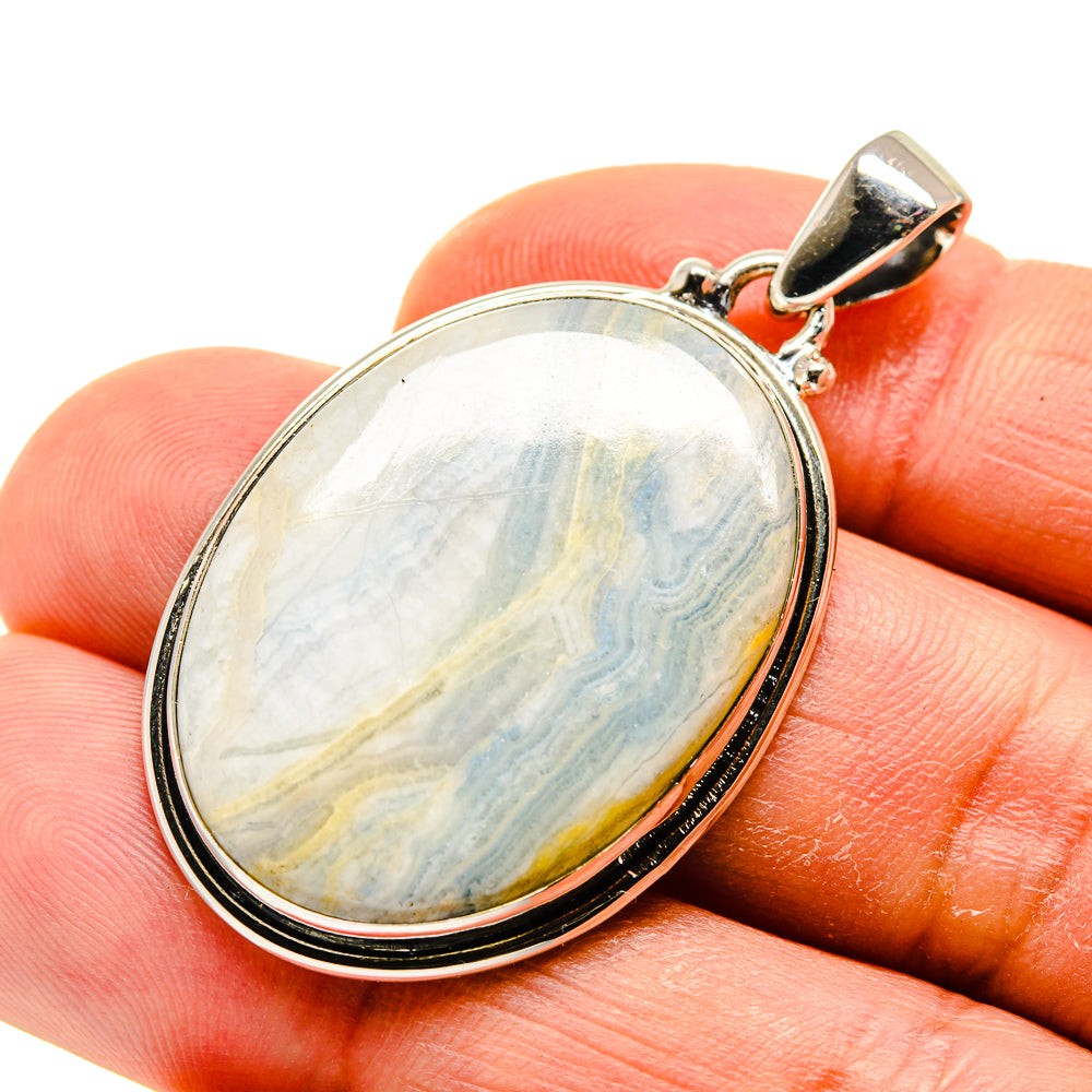 Blue Scheelite Pendants handcrafted by Ana Silver Co - PD749248