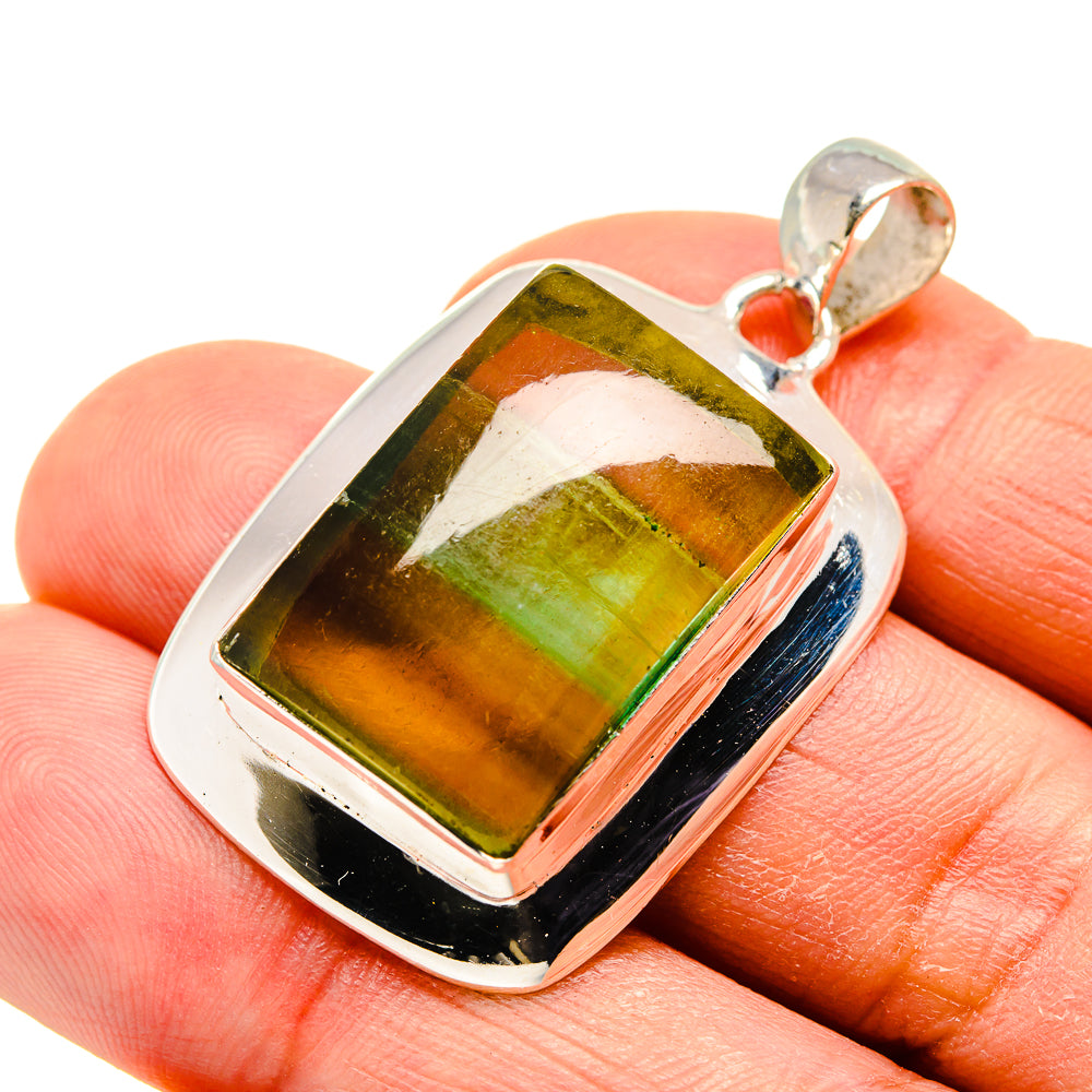 Green Fluorite Pendants handcrafted by Ana Silver Co - PD749259