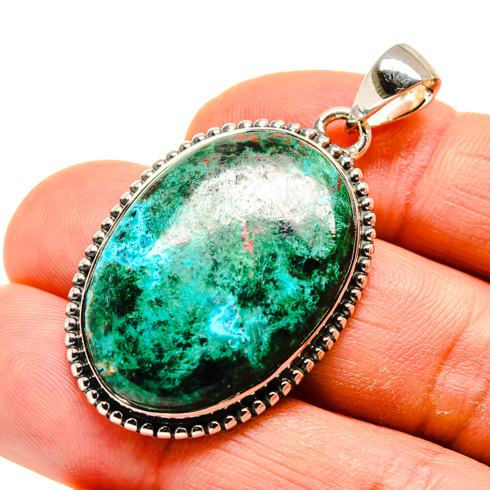 Chrysocolla Pendants handcrafted by Ana Silver Co - PD749263