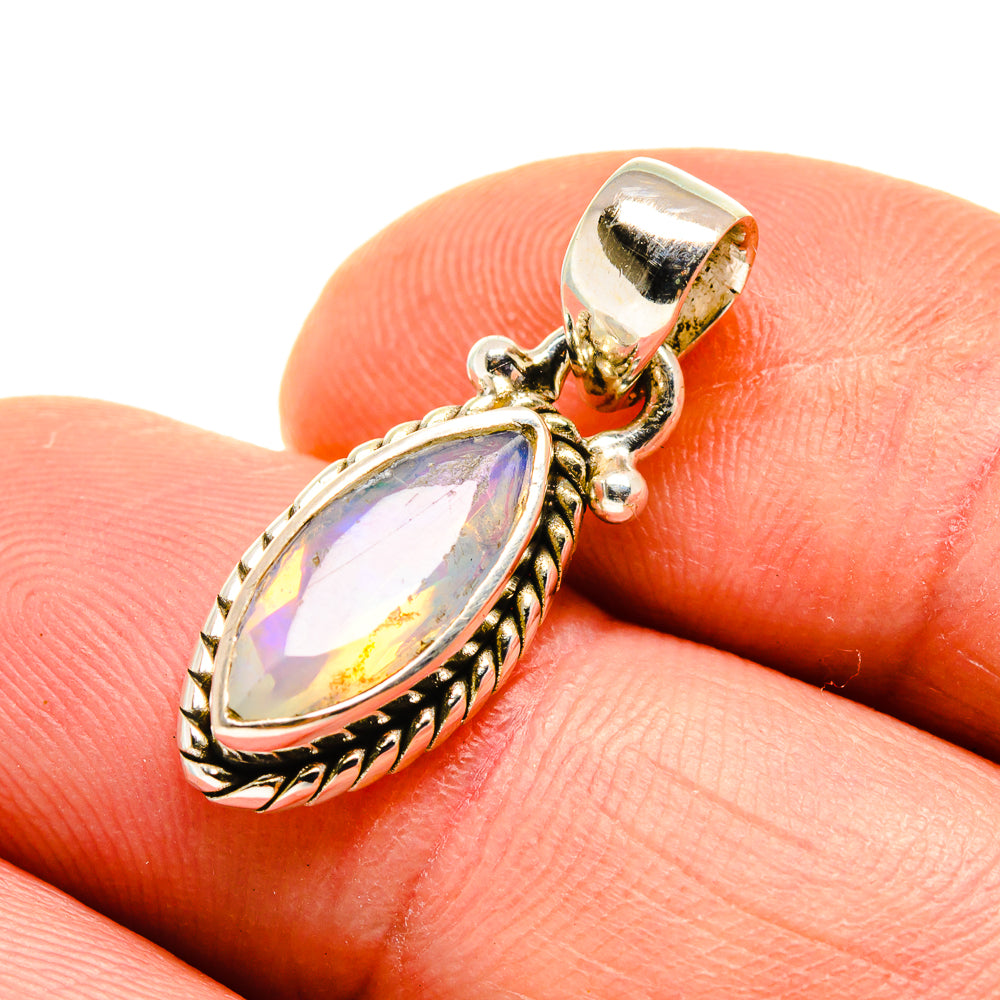 Ethiopian Opal Pendants handcrafted by Ana Silver Co - PD749411