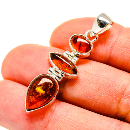 Baltic Amber Pendants handcrafted by Ana Silver Co - PD749468
