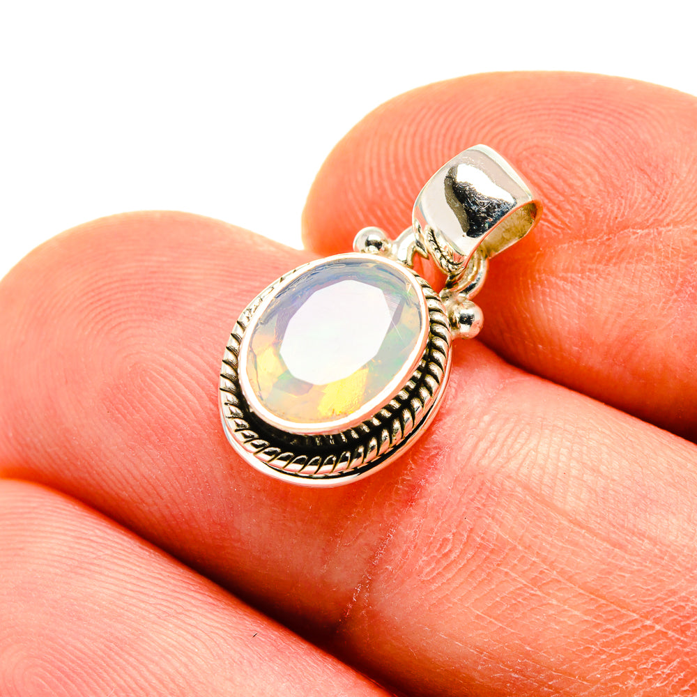 Ethiopian Opal Pendants handcrafted by Ana Silver Co - PD749496