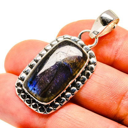 Labradorite Pendants handcrafted by Ana Silver Co - PD749509