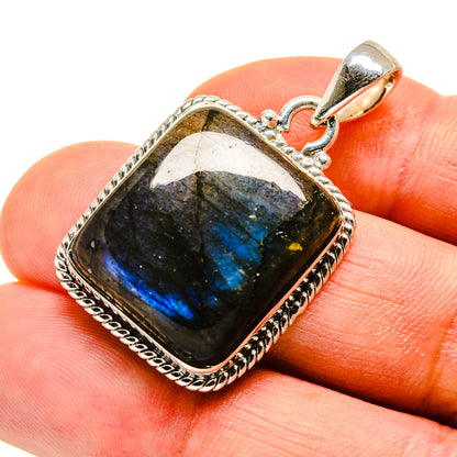 Labradorite Pendants handcrafted by Ana Silver Co - PD749594