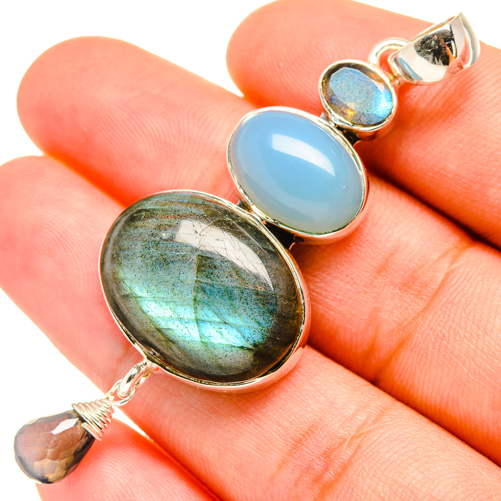 Labradorite Pendants handcrafted by Ana Silver Co - PD7496