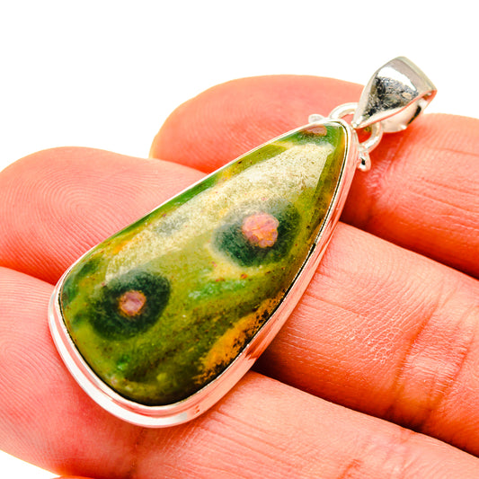 Ruby Fuchsite Pendants handcrafted by Ana Silver Co - PD749626