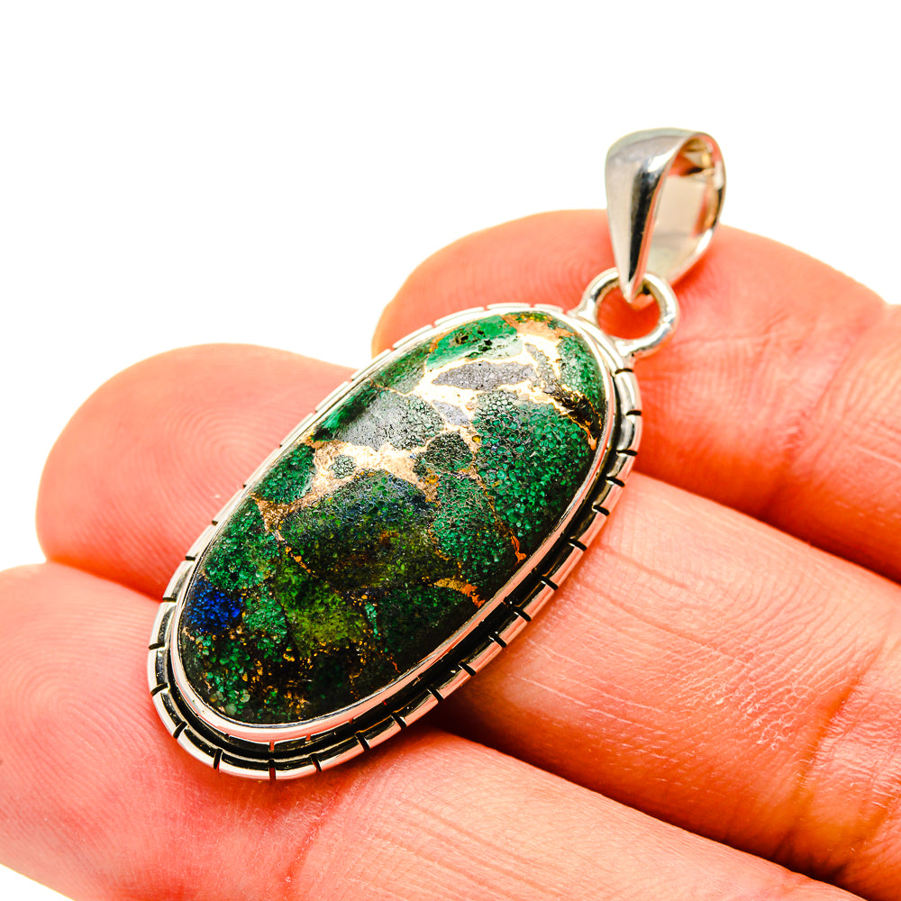 Chrysocolla Pendants handcrafted by Ana Silver Co - PD749777