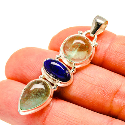 Green Fluorite Pendants handcrafted by Ana Silver Co - PD749803