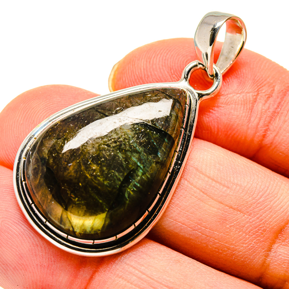 Labradorite Pendants handcrafted by Ana Silver Co - PD749987