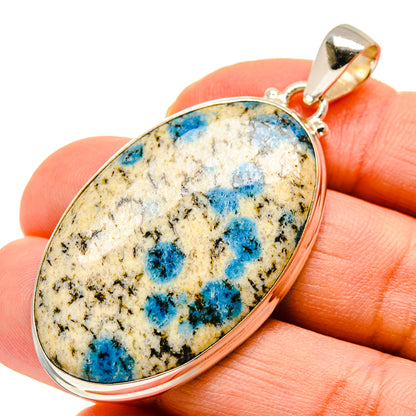 K2 Blue Azurite Pendants handcrafted by Ana Silver Co - PD750007